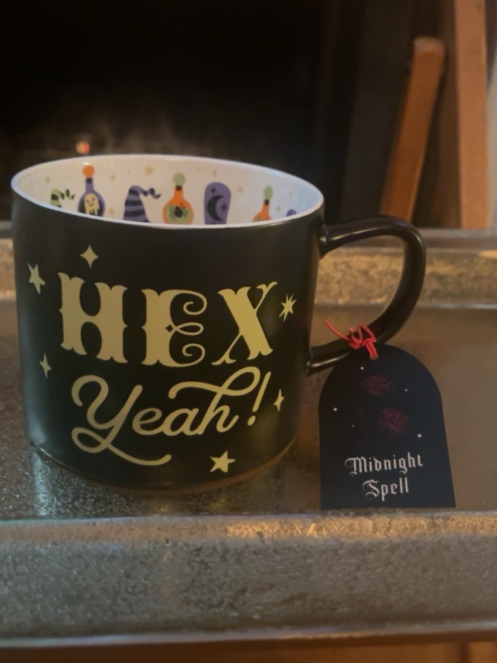 "Hex Yeah!" Black Ceramic Mug